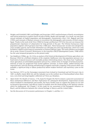 The World Economy A Millennial Perspective Historical Statistics Angus ...