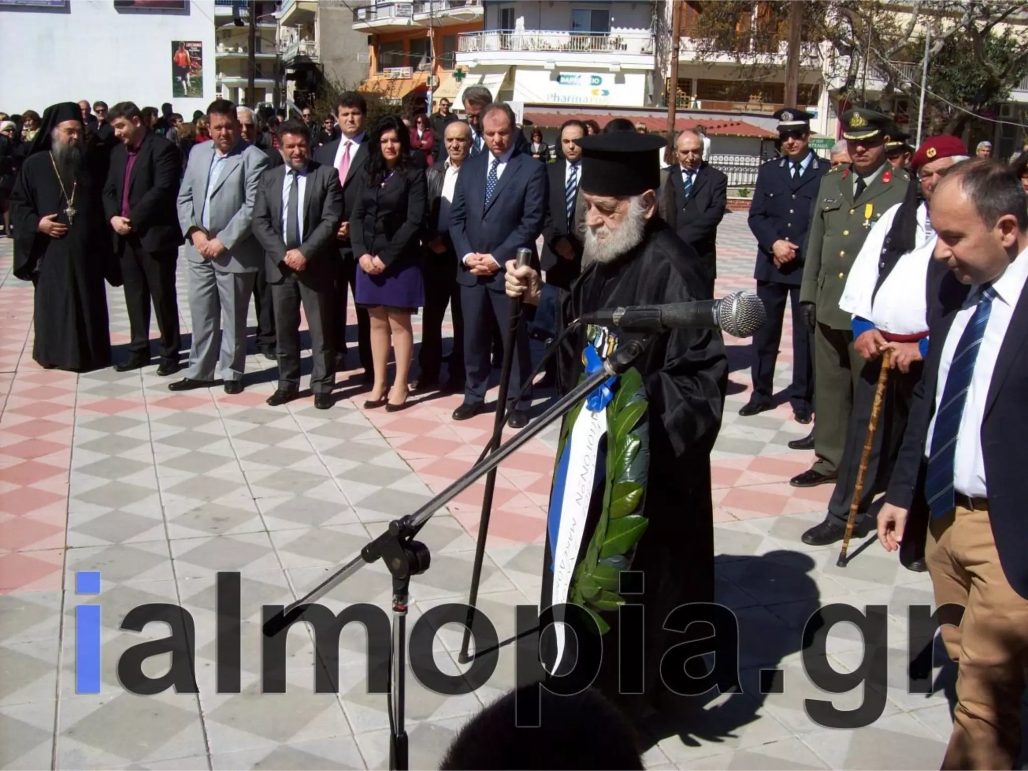 Κατάθεση στεφάνων 25ης Μαρτίου Αριδαια 25-3-14