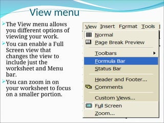 Comprehensive Guide to Microsoft Excel: Features, Formulas, and ...