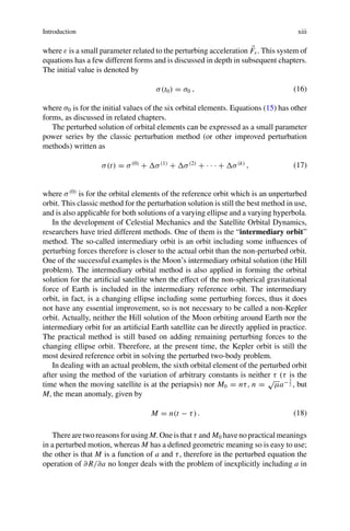 Algorithms For Satellite Orbital Dynamics Lin Liu | PDF