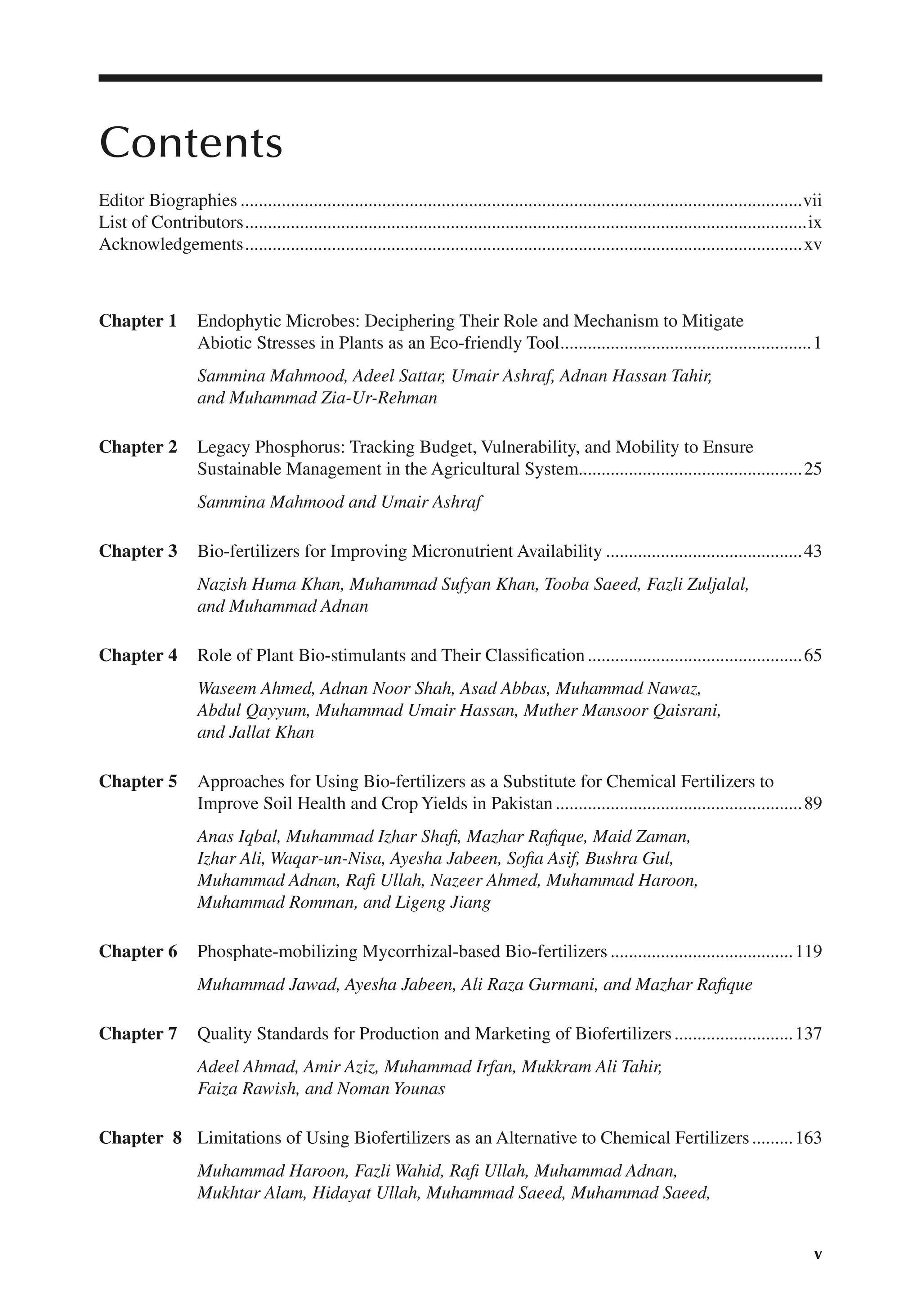 Biofertilizers For Sustainable Soil Management Shah Fahad Shah Saud | PDF