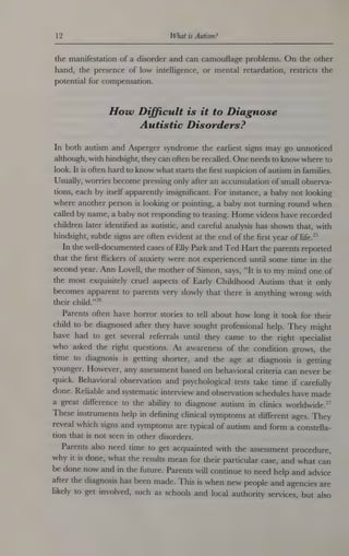 Autism Explaining The Enigma 2nd Edition Uta Frith | PDF