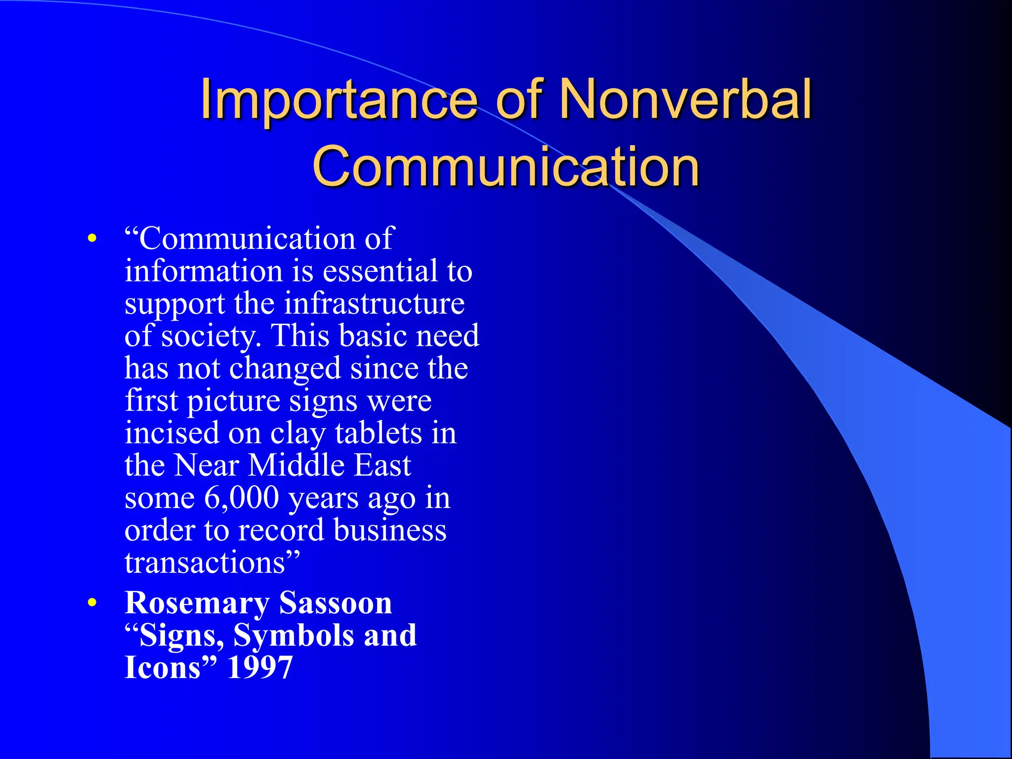 252 Nonverbal Communication On Interpersonal Ppt