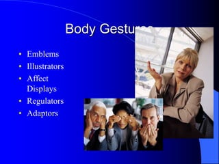 Regulator In Communication 252 Nonverbal Communication on Interpersonal | PPT