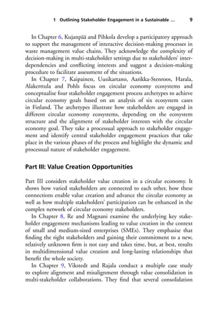 Stakeholder Engagement In A Sustainable Circular Economy Theoretical ...
