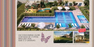 Perspectiva ilustrada da área de lazer




                                                                                                                                                                                                      REGUES
                                                                                                                                                                                            MUNS ENT DAS                 EGUES
                                                                                                                                                                                    ÁREAS CO E DECOEAS COMUNS ENTR AS
                                                                                                                                                                                                        A
                                                                                                                                                                                             S     Á RR                    D
                                                                                                                                                                                     EQUIPADA DO COM O ADAS E DECORA
                                                                                                                                                                                           ACOR     EQUIPO.            MO
                                                                                                                                                                                        DE               IV     RDO CO
                                                                                                                                                                                               L DESCRITDE ACO        CRITIVO.
                                                                                                                                                                                      MEMORIA               ORIAL DES
                                           perspectiva ilustrada da quadra gramada                                                                                                                    MEM




um condomínio cLuBe
com maiS de 1 itenS
              7
para Sua vida:
eSSe É o caminho.
                                                                                                                                                         perspectiva ilustrada da churrasqueira



                                                                          paisagismo meramente ilustrativo, o empreendimento será entregue com a vegetação implantada por meio de mudas, conforme especificação do projeto paisagístico.
 