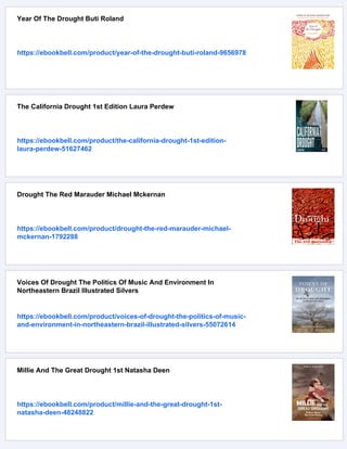 The Drought Risk Analysis Forecasting And Assessment Under Climate ...