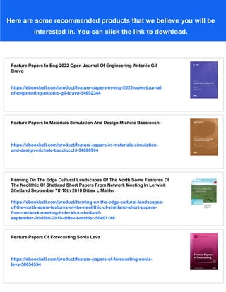 Feature Papers In Communications Section 2022 Peter Chong | PDF