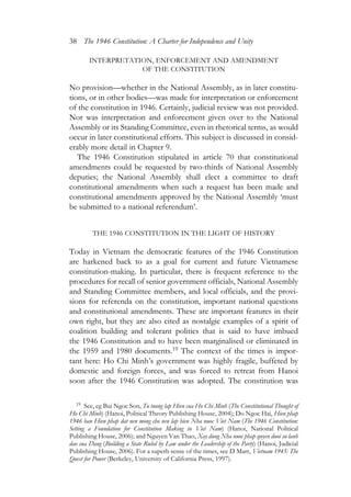 The Constitution Of Vietnam A Contextual Analysis Mark Sidel | PDF