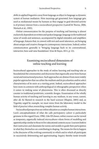 Online Teaching And Learning Sociocultural Perspectives Carla Meskill ...