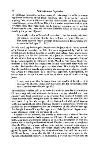 Incarnation And Inspiration John Owen And The Coherence Of Christology ...