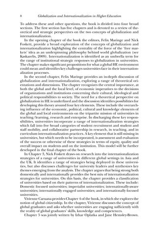 Globalization And Internationalization In Higher Education Theoretical ...