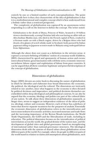 Globalization And Internationalization In Higher Education Theoretical ...