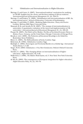 Globalization And Internationalization In Higher Education Theoretical ...