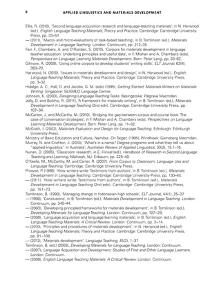 Applied Linguistics And Materials Development Brian Tomlinson Editor | PDF