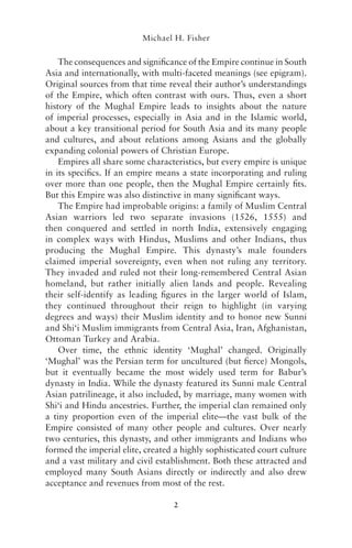 A Short History Of The Mughal Empire Michael H Fisher | PDF