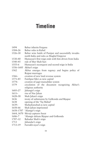A Short History Of The Mughal Empire Michael H Fisher | PDF