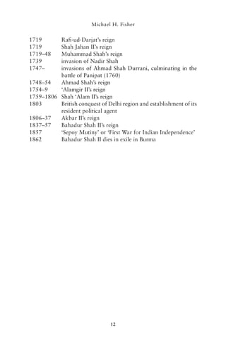 A Short History Of The Mughal Empire Michael H Fisher | PDF