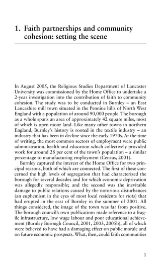 Religious Cohesion In Times Of Conflict Andrew Holden | PDF