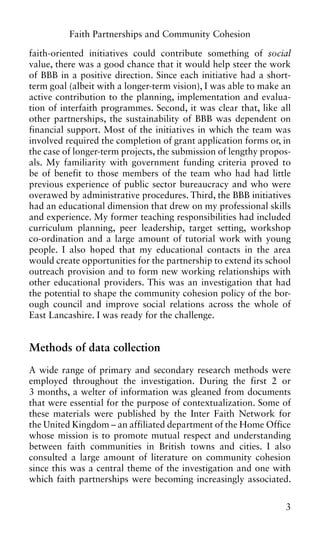 Religious Cohesion In Times Of Conflict Andrew Holden | PDF