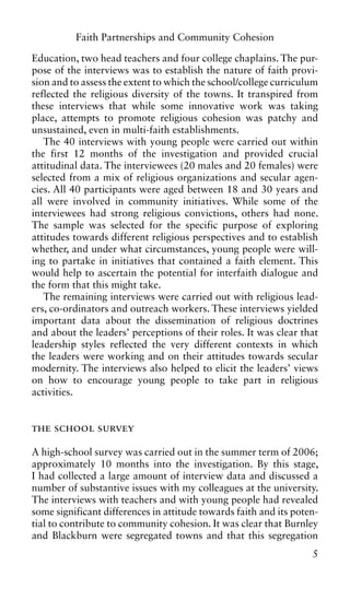 Religious Cohesion In Times Of Conflict Andrew Holden | PDF