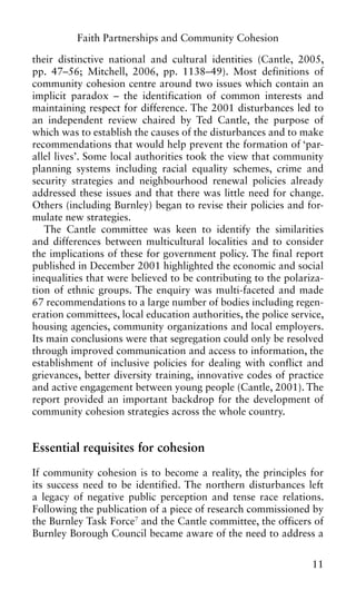Religious Cohesion In Times Of Conflict Andrew Holden | PDF