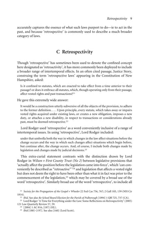 Retroactivity And The Common Law Ben Juratowitch | PDF