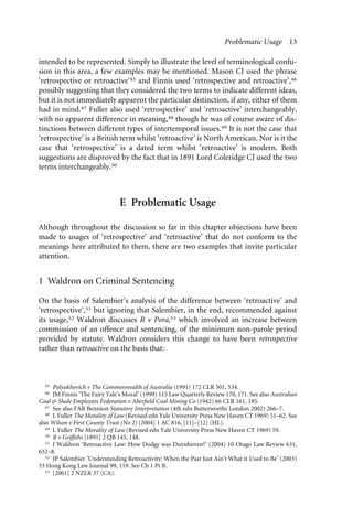 Retroactivity And The Common Law Ben Juratowitch | PDF