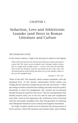 The Myth Of Hero And Leander The History And Reception Of An Enduring ...