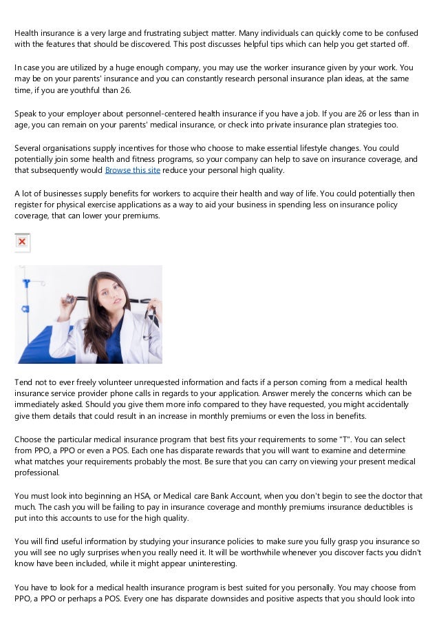 should you get health insurance