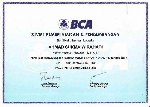 Cv,ijasah dan sertifikat Ahmad Sukma W.K