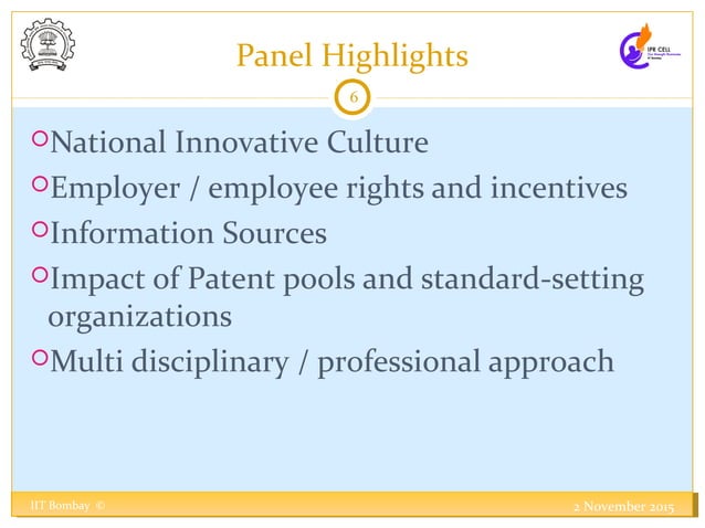 Presentation on Roadmap for IPR Research in India | PPT
