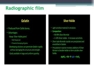 Radiographic film
 