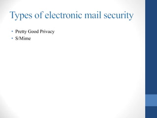 electronic mail security for authent.ppt