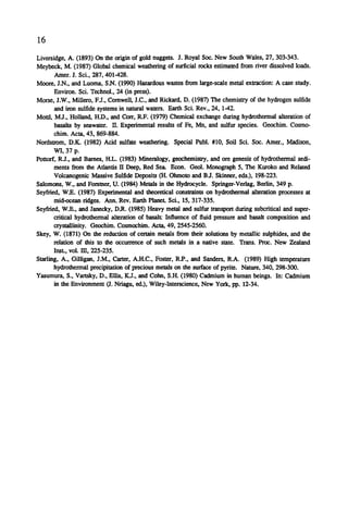Mineralwater Interface Geochemistry Michael F Hochella Editor Art F ...