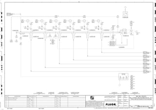 LHS
T4
A,B
A,B
3320
05303 B
SE
3320
05303 B
ST
3320
05303 B
SI
3320
05303
SDI
H, P1
3320
05301
HSS
A-E
3320
05301
HSA
3320
05303 A
SE
3320
05303 A
SI
3320
05303
ZAH
3320
05302
HSA
3320
05310
WE
3320
05303 A
ST
3320
05302
HSS
3320
05303
ZSHH
3320
05303
ZSH
LHS
3320
05381
HS
J/SP
3320
05381
XA
3320
05304
ZSH
3320
05304
ZAH
3320
05304
ZSHH
RHS
A,B
3320
05381
II
GRINDING BALLS
CYCLONE U/F LAUNDER,
C2-3330-LA-130
1382 3300-25J-023
GRINDING BALLS
CYCLONE U/F LAUNDER,
C2-3330-LA-430
1513 3300-25J-037
GRINDING BALLS
CYCLONE U/F LAUNDER,
C2-3330-LA-230
1473 3300-25J-027
GRINDING BALLS
HIGH LIFT CONVEYOR,
C2-3320-CV-033
1790 3300-25J-052
GRINDING BALLS
CYCLONE U/F LAUNDER,
C2-3330-LA-530
1539 3300-25J-043
GRINDING BALLS
CYCLONE U/F LAUNDER,
C2-3330-LA-330
1501 3300-25J-033
GRINDING BALLS
CYCLONE U/F LAUNDER,
C2-3330-LA-630
1566 3300-25J-047
LHS
P2
A,B
FAULT
A-E
RHS
P2
A,B
A TO ?
A-E
LHS
P1
FVNR CONV
SAFETY
INTERLOCKS
A,B
RHS
P1
A-E
RHS
C2-3320-ZM-115
C2-3320-ST-167
C2-3320-ZM-113
C2-3320-SL-027
3320
05333 A
XV
+
C2-3320-ST-265
3320
05311
XA
+
C2-3320-ST-365
C2-3320-ZM-112
C2-3320-BN-052
C2-3320-ZM-111
C2-3320-ST-565
C2-3320-ZM-114
C2-3320-ST-665
3320
05333 F
XV
+
C2-3320-ST-165
3320
05333 E
XV
+
AG
KM
LT
ISSUED FOR CLIENT REVIEW
23-Dec-11
B
RP
ISSUED FOR COMBINED REVIEW
29-Jun-11
A
12/23/2011
K. MUNDY
A. GUNSON
W. BIE
L. TAMELIN
12/21/2011
1:47:01
PM
WBS: 3320
B
PIPING AND INSTRUMENTATION DIAGRAM
BALL MILL CIRCUITS
3300-25J-053
BALL STORAGE AND DISTRIBUTION SH. 2 OF 2
C2-3320-CV-034
C2-3320-ST-465
C2-3320-ZM-116
3320
05333 D
XV
+
C2-3320-SL-028
3320
05333 B
XV
+
3320
05333 C
XV
+
SIZE:
C2-3320-CV-034
BALL MILL BALL TRANSFER CONVEYOR
SIZE:
C2-3320-SL-027
BELT SCALE 2-IDLER
SIZE:1 m3
C2-3320-BN-052
BALL MILL BALL OVERFLOW BIN
SIZE:
C2-3320-SL-028
HOOK MOUNTED WEIGHT SCALE
SIZE:
C2-3320-ST-165 TO 665
BALL MILL BALL CHUTES
SIZE:
C2-3320-ST-167
BALL MILL BALL OVERFLOW CHUTE
SIZE:
C2-3320-ZM-111 TO 116
PNEUMATIC ACTUATED BELT PLOWS
D
4
F
B
A
3
2
1 5 6 8
E
7
C
REV.
APPROVED
CHK.
DES.
REV. DATE REVISION DESCRIPTION
CLIENT
LEAD ENGINEER
SCALE DRAWING NUMBER
CHECK DESIGN CHECK DRAWING
DESIGNED BY DRAWN BY
APPROVAL DATE
APPROVAL DATE
APPROVED
CHK.
DES.
REV. DATE REVISION DESCRIPTION REFERENCE DRAWING No.
1:100
0
1:200
5m
10m
0
5m
10m
15m
20m
1:500
10m
0
20m
30m
40m
50m
1:1000
0
100m
50m
1:20
0
0.5m
1m
1.5m
2m
0
1:25
0.5m
1m
1.5m
1:33
1/3
2.5m
2m
0
1m
2m
3m
0
1:50
1m
2m
3m
4m
5m
CAD FILE NAME: P:0CAD000SPEM**
MODEL UPDATED:
DWG. FILE UPDATED:
MANUAL CHANGES MADE: YES NO YES NO YES NO
PROJECT MANAGER
ENGINEERING MANAGER
AREA PROJECTENGINEER
REFERENCE DRAWINGS
SAFETY SHARE:
APPROVAL DATE
CONTRACT
NO.
SAFETY SHARE :
BA6CVA1.IGR
NOTICE: THIS DRAWING HAS NOT BEEN PUBLISHED AND IS THE SOLE
PROPERTY OF FLUOR AND IS LENT TO THE BORROWER FOR THEIR
CONFIDENTIAL USE ONLY, AND IN CONSIDERATION OF THE LOAN OF THIS
DRAWING, THE BORROWER PROMISES AND AGREES TO RETURN IT UPON
REQUEST AND AGREES THAT IT WILL NOT BE REPRODUCED, COPIED LENT
OR OTHERWISE DISPOSED OF DIRECTLY OR INDIRECTLY, NOR USED FOR
ANY OTHER PURPOSE OTHER THAN WHICH IT IS FURNISHED.
NONE
Apr 2011
240K-C2-
L/R SEL
3320
05333
WI
3320
05333
HS
3320
05333
HS
3320
05333 A
WQI
3320
05333 B
WQI
3320
05333 C
WQI
3320
05333 D
WQI
3320
05333 E
WQI
3320
05333 F
WQI
BALL WEIGHT
BATCH PANEL
MILL 1
MILL 2
MILL 3
MILL 4
MILL 5
MILL 6
3320
05533 A
XA
3320
05533 A
ZS
OP/CL
MISMATCH
3320
05333 B
XA
3320
05333 B
ZS
OP/CL
MISMATCH
3320
05333 C
XA
3320
05333 C
ZS
OP/CL
MISMATCH
3320
05333 D
XA
3320
05333 D
ZS
OP/CL
MISMATCH
3320
05333 E
XA
3320
05333 E
ZS
OP/CL
MISMATCH
3320
05333 F
XA
3320
05333 F
ZS
OP/CL
MISMATCH
V V V V V V
V V V V V V
3320
05303
ZAHH
3320
05304
ZAHH
P1
P1
V
3320
05310
WIT
V
 