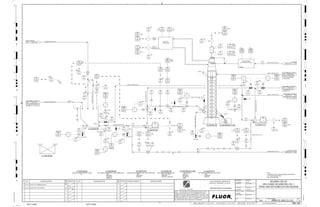 T3
V1
T3
AFD
V
3420
02304
FI
3420
02305
PI
3420
02304
FIT
3420
02305
PIT
M
3420
02382
HS
J/SP
3420
02382
XA FAULT
3420
02382
II
MISMATCH
3420
02308
ZS
3420
02308
XA
3420
02316
XA
3420
02316
ZS
3420
02320
XA
3420
02309
XA
3420
02320
ZS
3420
02309
ZS
3420
02306
XA
3420
02306
ZS
OP/CL
3420
02317
ZS
3420
02317
XA
3420
02318
XA
3420
02318
ZS
OP/CL
3420
02312
ZS
3420
02312
XA
MISMATCH
3420
02307
ZS
3420
02307
XA
3420
02319
ZS
OP/CL
3420
02319
XA
3420
02302
DIC
3420
02302
WQI MASS
FLOW
CCTV
3420
02310
LT
MISMATCH
3420
02302
DE
3420
02302
FIT
3420
02301
FIC
3420
02310
LE
3420
32301 A
FI
3420
02383 H
TI
BRG
REAR
H, P2
HH, P1
3420
02301
FIT
3420
02313
PI
M
3420
32381
XA FAULT
3420
02303
YT
3420
02315
PIT
3420
02381
XA FAULT
J/SP
3420
32401 A
PDAH
3420
32382
II
3420
02303
YI
3420
02383
XA FAULT
3420
02314
FI L, P2
LL, P1
AFD
3420
02383
HS
3420
02383
II
M
3420
02302
DIT
3420
02381
HS
3420
02302
FY
3420
32381
HS
J/SP
3420
32401 B
PDAH
3420
02302
FI
3420
02302
DX
3420
02383 G
TE
3420
02381
II
3420
02314
FIT
3420
32301 B
FI L, P2
LL, P1
L, P2
LL, P1
3420
32381
II
3420
32382
HS
3420
02310
LIC
M
3420
02383 H
TE
3420
02383 G
TI
3420
32382
XA
3420
02315
PI
3420
02310
LI
TO
FLOOR
GLAND SEAL WATER
2955
3900-25J-023
H/G REGRIND MILL
ROUGHER CONCENTRATE
COLLECTION PUMPBOX,
2185 3400-25J-022
H/G REGRIND CYCLONE U/F
HIGH GRADE REGRIND FEED
DISTRIBUTOR, C2-3420-DI-501
2189 3400-25J-022
PROCESS WATER
2191 3900-25J-016
H/G REGRIND CYCLONE U/F
H/G REGRIND MILL NO.2,
C2-3420-ML-514
2822 3400-25J-024
PLANT AIR
2192
3900-25J-021
H/G REGRIND CYCLONE U/F
H/G REGRIND MILL PUMPBOX
NO.2, C2-3420-BX-506
2823
3400-25J-024
L, P2
L, P2
LL, P1
MISMATCH
OP/CL
OP/CL
OP/CL OP/CL
OP/CL
OP/CL
OP/CL
TO FLOOR
TO FLOOR
MIN
FAULT
PUMP
PRODUCT
P2
TO FLOOR
J/SP
VENDOR
REDUCER
LUBE SYSTEM
RSP
TO FLOOR
LUBE OIL
MIN
SHAFT BEARING
AUTO GREASE SYSTEM
C2-3420-BX-502
MISMATCH
MISMATCH
MISMATCH
MISMATCH
MISMATCH
MISMATCH
P2
SLOPE
LUBE OIL
L, P2
COOLING FAN
J/SP
BRG
FRONT
H, P2
HH, P1
3420
02301
FV
+
3420
02312
XV
+
24"x14"
1-1/2"
3420
02314
FE
+
FI
1/2"x1/4"
3420
02317
XV
+
3420
02318
XV
+
4"x1-1/2"
FI
1-1/2"
C2-3420-BN-503 TO 506
3420
02302
FE
+
10"x16"
3420
02306
XV
+
C2-3420-PP-520
1-1/2"
FI
3420
02316
XV
+
ES
3420
02304
FE
+
V
V
FI FI
FI
FI
FI C2-3420-PP-519
FI
3420
02309
XV
+
3420
02320
XV
+
3420
02307
XV
+
SIZE:
MATERIAL:
MOTOR:
C2-3420-PP-519
HIGH GRADE REGRIND MILL FEED PUMP
3420
02301
FE
+
V
C2-3420-BX-505
C2-3420-ML-503
3420
02308
XV
+
24"x14"
3420
02319
XV
+
C2-3420-ZM-501
SIZE:
C2-3420-ZM-501
VERTIMILL SCREW SUPPORT STAND
1-1/2"
NC
AG
KM
LT
ISSUED FOR CLIENT REVIEW
22-Dec-11
B
RP
ISSUED FOR COMBINED REVIEW
29-Jun-11
A
12/22/2011
K. MUNDY
A. GUNSON
W. BIE
L. TAMELIN
12/21/2011
5:49:10
PM
WBS: 3420
B
PIPING AND INSTRUMENTATION DIAGRAM
REGRIND CIRCUIT
3400-25J-023
HIGH GRADE REGRIND MILL NO. 1
3420-WG-1055-C1A-2"-N
ES
ES
ES
3420-SL-1362-C1B-10"-N
3420-SL-1195-R1B-22"-N
3420-SL-1784-C1B-1-1/2"-N
SIZE: VTM 1500
MATERIAL:
MOTOR: 1120.00 kW
C2-3420-ML-503
HIGH GRADE REGRIND MILL NO.1
3420-WR-1267-C1A-4"-N
3420-AP-1254-C1A-1/2"-N
3420-SL-1204-R1A-26"-N
3420-SL-1200-R1A-24"-N
SIZE:
MATERIAL:
MOTOR:
C2-3420-PP-520
HIGH GRADE REGRIND MILL NO.1 FEED PUMP (AFD)
3420-SL-1202-R1A-14"-N
SIZE:10 t
MATERIAL:
CAPACITY:
TRIM:
C2-3420-BN-503 TO 506
BALL BUCKET
SIZE:
MATERIAL:
CAPACITY:
TRIM:C1B
C2-3420-BX-505
HIGH GRADE REGRIND MILL FEED PUMPBOX NO.1
ES
ES
3420-WF-1675-C1A-3"-N
3420-SL-1201-R1A-14"-N
3420-SL-1207-R1A-16"-N
FC
3420-SL-1203-R1A-16"-N
3420-SL-1199-R1A-24"-N
3420-WG-1059-C1A-1"-N
D
4
F
B
A
3
2
1 5 6 8
E
7
C
REV.
APPROVED
CHK.
DES.
REV. DATE REVISION DESCRIPTION
CLIENT
LEAD ENGINEER
SCALE DRAWING NUMBER
CHECK DESIGN CHECK DRAWING
DESIGNED BY DRAWN BY
APPROVAL DATE
APPROVAL DATE
APPROVED
CHK.
DES.
REV. DATE REVISION DESCRIPTION REFERENCE DRAWING No.
1:100
0
1:200
5m
10m
0
5m
10m
15m
20m
1:500
10m
0
20m
30m
40m
50m
1:1000
0
100m
50m
1:20
0
0.5m
1m
1.5m
2m
0
1:25
0.5m
1m
1.5m
1:33
1/3
2.5m
2m
0
1m
2m
3m
0
1:50
1m
2m
3m
4m
5m
CAD FILE NAME: P:0CAD000SPEM**
MODEL UPDATED:
DWG. FILE UPDATED:
MANUAL CHANGES MADE: YES NO YES NO YES NO
PROJECT MANAGER
ENGINEERING MANAGER
AREA PROJECT ENGINEER
REFERENCE DRAWINGS
SAFETY SHARE:
APPROVAL DATE
CONTRACT
NO.
SAFETY SHARE :
BA6CVA1.IGR
NOTICE: THIS DRAWING HAS NOT BEEN PUBLISHED AND IS THE SOLE
PROPERTY OF FLUOR AND IS LENT TO THE BORROWER FOR THEIR
CONFIDENTIAL USE ONLY, AND IN CONSIDERATION OF THE LOAN OF THIS
DRAWING, THE BORROWER PROMISES AND AGREES TO RETURN IT UPON
REQUEST AND AGREES THAT IT WILL NOT BE REPRODUCED, COPIED LENT
OR OTHERWISE DISPOSED OF DIRECTLY OR INDIRECTLY, NOR USED FOR
ANY OTHER PURPOSE OTHER THAN WHICH IT IS FURNISHED.
NONE
Apr 2011
240K-C2-
M
3420
02307 B
HS
OP/CL
L/R
3420
02317 B
HS
OP/CL
L/R
V3
V3 M
ES
ES
NOTE 2
NOTE 1
NOTES:
1. PUMPBOX OUTLETS HAVE REMOVABLE WEAR INSERTS
2. 10" SQUARE UNLOAD PORT
3. BALL ADDITION POINT
NOTE 3
 