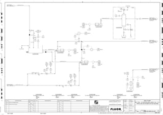 D
4
F
B
A
3
2
1 5 6 8
E
7
C
REV.
APPROVED
CHK.
DES.
REV. DATE REVISION DESCRIPTION
CLIENT
LEAD ENGINEER
SCALE DRAWING NUMBER
CHECK DESIGN CHECK DRAWING
DESIGNED BY DRAWN BY
APPROVAL DATE
APPROVAL DATE
APPROVED
CHK.
DES.
REV. DATE REVISION DESCRIPTION REFERENCE DRAWING No.
1:100
0
1:200
5m
10m
0
5m
10m
15m
20m
1:500
10m
0
20m
30m
40m
50m
1:1000
0
100m
50m
1:20
0
0.5m
1m
1.5m
2m
0
1:25
0.5m
1m
1.5m
1:33
1/3
2.5m
2m
0
1m
2m
3m
0
1:50
1m
2m
3m
4m
5m
CAD FILE NAME: P:0CAD000SPEM**
MODEL UPDATED:
DWG. FILE UPDATED:
MANUAL CHANGES MADE: YES NO YES NO YES NO
PROJECT MANAGER
ENGINEERING MANAGER
AREA PROJECTENGINEER
REFERENCE DRAWINGS
SAFETY SHARE:
APPROVAL DATE
CONTRACT
NO.
SAFETY SHARE :
BA6CVA1.IGR
NOTICE: THIS DRAWING HAS NOT BEEN PUBLISHED AND IS THE SOLE
PROPERTY OF FLUOR AND IS LENT TO THE BORROWER FOR THEIR
CONFIDENTIAL USE ONLY, AND IN CONSIDERATION OF THE LOAN OF THIS
DRAWING, THE BORROWER PROMISES AND AGREES TO RETURN IT UPON
REQUEST AND AGREES THAT IT WILL NOT BE REPRODUCED, COPIED LENT
OR OTHERWISE DISPOSED OF DIRECTLY OR INDIRECTLY, NOR USED FOR
ANY OTHER PURPOSE OTHER THAN WHICH IT IS FURNISHED.
NONE
Apr 2011
240K-C2-
T1
3510
02781
II
3510
02781
XA
3510
02781
HS
FAULT
J/SP
3510
02701
LE
3510
02701
LIT
3510
02701 A
LI
3510
02701
LIC
3510
02701
LV
+
2"x1-1/2"
2"x1-1/4"
H, P2
L, P2
C2-3510-TK-605
C2-3510-PW-658
3510
02783
II
3510
02783
XA
3510
02783
HS
FAULT
J/SP
V
V
C2-3510-CO-601
SIZE:
MATERIAL:
CAPACITY:
TRIM:
C2-3510-TK-605
MO MANIFOLD FLUSH WATER TANK
SIZE:
MATERIAL:
MOTOR:
C2-3510-PW-658
MO FLUSH MANIFOLD WATER PUMP NO. 1
SIZE:
MATERIAL:
MOTOR:
C2-3510-CO-601
MO CONCENTRATE DRYING AIR COMPRESSOR
3510
02705
PIT
3510
02705
PI
M
3510
02704
FIT
3510
02704
FI
L, P2
L, P2
LL, P1
3510
02704
FE
+
3510-WR-1884-C1A-2"-N
GLAND SEAL WATER
2265 3900-25J-016
PROCESS WATER
MO CONCENTRATE FILTER,
C2-3510-FL-601
2267 3500-25J-026
COMPRESSED AIR
MO CONCENTRATE FILTER
C2-3510-FL-601
2268 3500-25J-026
3510-WG-1109-C1A-1-1/2"-N
3510-AP-1265-C1A-2"-N
3510-WR-1319-C1A-2"-N
ES
AG
KM
LT
ISSUED FOR CLIENT REVIEW
22-Dec-11
B
RP
ISSUED FOR COMBINED REVIEW
30-Jun-11
A
12/22/2011
K. MUNDY
A. GUNSON
A. REGNAULT
L. TAMELIN
12/22/2011
2:44:45
PM
WBS: 3510
B
PIPING AND INSTRUMENTATION DIAGRAM
MOLY PLANT
3500-25J-027
MO CONC. FILTRATION ANCILLARIES SH. 1 OF 2
V
V
3510
02710
PSV
+
V
PSET=
862.00 KPA (G)
3510
02709
PI
V
V V
V
DRAIN
DIRT POCKET
AUTO
DRAIN
VENDOR
C2-3510-VS-601
SIZE:
MATERIAL:
CAPACITY:
TRIM:
C2-3510-VS-601
MO CONCENTRATE DRYING AIR RECEIVER
V V
V
T1
2"x1-1/2"
3"
TO FLOOR SUMP
T1
3510
02782
II
3510
02782
XA
3510
02782
HS
FAULT
J/SP
2"x1-1/4"
C2-3510-PW-758
4"x3"
3510
02708
LI
3510
02786
HS
C2-3510-PP-636
3510
02786
XA
MO DEWATERING AREA
MO CONCENTRATE
THICKENER FEEDBOX,
2272 3500-25J-024
J/SP
C2-3510-BX-614
3510
02708
LE
3510
02786
II
H, P2
HH, P1
L, P2
3510-SL-1575-C1B-4"-N
SIZE:
MATERIAL:
MOTOR:
C2-3510-PP-636
MO DEWATERING AREA SUMP PUMP
T8
3510
02708
LIT
FAULT
SIZE:
MATERIAL:
MOTOR:
C2-3510-PW-758
MO FLUSH MANIFOLD WATER PUMP NO. 2
3510
02715
PIT
3510
02715
PI
M
3510
02714
FIT
3510
02714
FI
L, P2
L, P2
LL, P1
3510
02714
FE
+
ES
3510
02707
XV
+
FI
3510
02707
XA MISMATCH
3510
02707
ZS
OP/CL
3510
02717
XA MISMATCH
3510
02717
ZS
3510
02717
XV
+
FI
3510-WR-1883-C1A-2"-N
3510-WR-2019-C1A-2"-N
3510-WG-1120-C1A-1-1/2"-N
3510-WR-1824-C1A-2"-N
3510-AP-1264-C1A-1-1/2"-N
TO ATMOSPHERE
SUMP CONT.
PROCESS WATER
4223 3900-25J-016
 