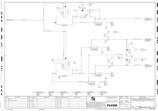 D
4
F
B
A
3
2
1 5 6 8
E
7
C
REV.
APPROVED
CHK.
DES.
REV. DATE REVISION DESCRIPTION
CLIENT
LEAD ENGINEER
SCALE DRAWING NUMBER
CHECK DESIGN CHECK DRAWING
DESIGNED BY DRAWN BY
APPROVAL DATE
APPROVAL DATE
APPROVED
CHK.
DES.
REV. DATE REVISION DESCRIPTION REFERENCE DRAWING No.
1:100
0
1:200
5m
10m
0
5m
10m
15m
20m
1:500
10m
0
20m
30m
40m
50m
1:1000
0
100m
50m
1:20
0
0.5m
1m
1.5m
2m
0
1:25
0.5m
1m
1.5m
1:33
1/3
2.5m
2m
0
1m
2m
3m
0
1:50
1m
2m
3m
4m
5m
CAD FILE NAME: P:0CAD000SPEM**
MODEL UPDATED:
DWG. FILE UPDATED:
MANUAL CHANGES MADE: YES NO YES NO YES NO
PROJECT MANAGER
ENGINEERING MANAGER
AREA PROJECTENGINEER
REFERENCE DRAWINGS
SAFETY SHARE:
APPROVAL DATE
CONTRACT
NO.
SAFETY SHARE :
BA6CVA1.IGR
NOTICE: THIS DRAWING HAS NOT BEEN PUBLISHED AND IS THE SOLE
PROPERTY OF FLUOR AND IS LENT TO THE BORROWER FOR THEIR
CONFIDENTIAL USE ONLY, AND IN CONSIDERATION OF THE LOAN OF THIS
DRAWING, THE BORROWER PROMISES AND AGREES TO RETURN IT UPON
REQUEST AND AGREES THAT IT WILL NOT BE REPRODUCED, COPIED LENT
OR OTHERWISE DISPOSED OF DIRECTLY OR INDIRECTLY, NOR USED FOR
ANY OTHER PURPOSE OTHER THAN WHICH IT IS FURNISHED.
NONE
Apr 2011
240K-C2-
AG
KM
LT
ISSUED FOR CLIENT REVIEW
22-Dec-11
B
NOT USED
A
12/22/2011
K. MUNDY
A. GUNSON
A. REGNAULT
L. TAMELIN
12/22/2011
12:15:03
PM
WBS: 3510
B
PIPING AND INSTRUMENTATION DIAGRAM
MOLY PLANT
3500-25J-028
MO CONC. FILTRATION ANCILLARIES SH. 2 OF 2
C2-3510-PW-659
C2-3510-TK-611
C2-3510-PW-759
C2-3510-PW-668
V
V
3510-WF-1430-C1A-2"-N
FAULT
3510-WF-1428-C1A-4"-N
J/SP
V
3510-WF-1433-C1A-2"-N
3510-WF-1437-C1A-3"-N
3510
02883
II
V
3510-WF-1566-C1A-2"-N
SIZE:
MATERIAL:
CAPACITY:
TRIM:
C2-3510-TK-682
MO FILTER PRESSING WATER STATION TANK
3510
02883
XA
T1
SIZE:
MATERIAL:
CAPACITY:
TRIM:
C2-3510-TK-611
MO WASH WATER TANK
3510-WF-1432-C1A-2"-N
SIZE:
MATERIAL:
MOTOR:
C2-3510-PW-668
MO FILTER PRESSING WATER STATION PUMP
SIZE:
MATERIAL:
MOTOR:
C2-3510-PW-659
MO CLOTH WASH WATER PUMP NO. 1
V
SIZE:
MATERIAL:
MOTOR:
C2-3510-PW-759
MO LOTH WASH WATER PUMP NO. 2
V
3510
02883
HS
V
3"
3510
02803
PCV
+
3510
02802
XV
+
3510
02804
PL
FAULT
J/SP
3510
02801
LIC
V
T1
3510
02801
LE
3510-WG-1111-C1A-1-1/2"-N
3510
02801
LT
3510
02802
XA
3510
02801 A
LI
3510
02802
ZS
T1
3510
02884
II
FRESH WATER
2266 5100-25J-015
3510
02884
XA
3510
02881
II
3510
02884
HS
3510
02881
XA
3510
02801
LV
+
GLAND SEAL WATER
FILTER FEED PUMPS,
C2-3510-PP-634/635
2270 3500-25J-026
3510
02881
HS
FAULT
C2-3510-TK-682
J/SP
3"
3510-WF-1429-C1A-1-1/2"-N
MISMATCH
FI
3510
02806
XV
+
FI
3510
02806
XA MISMATCH
3510
02806
ZS
OP/CL
C2-3510-PW-660
V
3510
02882
II
3510
02882
XA
3510
02882
HS
FAULT
J/SP
T1
3510
02805
XV
+
FI
3510
02805
XA MISMATCH
3510
02805
ZS
OP/CL
V
SIZE:
MATERIAL:
MOTOR:
C2-3510-PW-660
MO GLAND WATER BOOSTER PUMP
3510-WG-1110-C1A-2"-N
3510
02807
XA MISMATCH
3510
02807
ZS
OP/CL
3510
02807
XV
+
3510
02808
XA MISMATCH
3510
02808
ZS
OP/CL
3510
02808
XV
+
3510-WF-1438-C1A-2"-N
FRESH WATER
MO CONCENTRATE FILTER,
C2-3510-FL-601
3571 3500-25J-026
3510-WF-1435-C1A-3"-N
3510-WF-1436-C1A-3"-N
3510-WF-1529-C1A- -N
FRESH WATER
MO CONCENTRATE FILTER,
C2-3510-FL-601
3570 3500-25J-026
3510-WF-1567-C1A-2"-N
3510-WF-1568-C1A-2"-N
3510
LIC
3510
LE
3510
LT
3510
A
LI
3510
LV
+
 