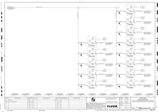 D
4
F
B
A
3
2
1 5 6 8
E
7
C
REV.
APPROVED
CHK.
DES.
REV. DATE REVISION DESCRIPTION
CLIENT
LEAD ENGINEER
SCALE DRAWING NUMBER
CHECK DESIGN CHECK DRAWING
DESIGNED BY DRAWN BY
APPROVAL DATE
APPROVAL DATE
APPROVED
CHK.
DES.
REV. DATE REVISION DESCRIPTION REFERENCE DRAWING No.
1:100
0
1:200
5m
10m
0
5m
10m
15m
20m
1:500
10m
0
20m
30m
40m
50m
1:1000
0
100m
50m
1:20
0
0.5m
1m
1.5m
2m
0
1:25
0.5m
1m
1.5m
1:33
1/3
2.5m
2m
0
1m
2m
3m
0
1:50
1m
2m
3m
4m
5m
CAD FILE NAME: P:0CAD000SPEM**
MODEL UPDATED:
DWG. FILE UPDATED:
MANUAL CHANGES MADE: YES NO YES NO YES NO
PROJECT MANAGER
ENGINEERING MANAGER
AREA PROJECTENGINEER
REFERENCE DRAWINGS
SAFETY SHARE:
APPROVAL DATE
CONTRACT
NO.
SAFETY SHARE :
BA6CVA1.IGR
NOTICE: THIS DRAWING HAS NOT BEEN PUBLISHED AND IS THE SOLE
PROPERTY OF FLUOR AND IS LENT TO THE BORROWER FOR THEIR
CONFIDENTIAL USE ONLY, AND IN CONSIDERATION OF THE LOAN OF THIS
DRAWING, THE BORROWER PROMISES AND AGREES TO RETURN IT UPON
REQUEST AND AGREES THAT IT WILL NOT BE REPRODUCED, COPIED LENT
OR OTHERWISE DISPOSED OF DIRECTLY OR INDIRECTLY, NOR USED FOR
ANY OTHER PURPOSE OTHER THAN WHICH IT IS FURNISHED.
NONE
Apr 2011
240K-C2-
AG
KM
LT
ISSUED FOR CLIENT REVIEW
22-Dec-11
B
NOT USED
A
12/22/2011
K. MUNDY
A. GUNSON
A. REGNAULT
L. TAMELIN
12/22/2011
3:05:22
PM
WBS: 3510
B
PIPING AND INSTRUMENTATION DIAGRAM
MOLY PLANT
3500-25J-037
NAHS DISTRIBUTION
C2-3510-ZM-639
C2-3510-ZM-638
3510
03712
FIC
C2-3510-ZM-665
3510
03712
FE
+
C2-3510-ZM-637
C2-3510-ZM-636
3510-RS-1063-S1B-1"-N
3510-RS-1064-S1B-1"-N
VENDOR
3510-RS-1065-S1B-1"-N
ES
3510-RS-1066-S1B-1"-N
3510-RS-1067-S1B-1"-N
3510-RS-1054-S1B-1"-N
H, P2
L, P2
3510-RS-1053-S1B-1"-N
3510-RS-1052-S1B-1"-N
3510-RS-1051-S1B-1"-N
3510-RS-1050-S1B-1"-N
3510
03711
FI
3510
03711
FIC
3510
03711
FE
+
VENDOR
ES
H, P2
L, P2
VENDOR
ES
3510
03709
FI
H, P2
L, P2
3510
03709
FIC
3510
03714
FI
3510
03709
FE
+
3510
03714
FIC
3510
03714
FE
+
VENDOR
ES
H, P2
L, P2
3510
03713
FI
3510
03713
FIC
3510
03713
FE
+
VENDOR
ES
H, P2
L, P2
3510
03712
FI
3510
03708
FIC
C2-3510-ZM-635
3510
03708
FE
+
C2-3510-ZM-634
C2-3510-ZM-633
3510-RS-1060-S1B-1"-N
3510-RS-1061-S1B-1"-N
VENDOR
3510-RS-1062-S1B-1"-N
ES
H, P2
L, P2
3510-RS-1049-S1B-1"-N
3510-RS-1048-S1B-1"-N
3510-RS-1047-S1B-1"-N
3510
03707
FI
3510
03707
FIC
3510
03707
FE
+
VENDOR
ES
H, P2
L, P2
3510
03706
FI
3510
03706
FIC
3510
03706
FE
+
VENDOR
ES
H, P2
L, P2
3510
03708
FI
S
S
S
S
S
S
SIZE:
C2-3510-ZM-639
NAHS REAGENT INJECTOR NO. 13
SIZE:
C2-3510-ZM-638
NAHS REAGENT INJECTOR NO. 12
SIZE:
C2-3510-ZM-665
NAHS REAGENT INJECTOR NO. 3
SIZE:
C2-3510-ZM-637
NAHS REAGENT INJECTOR NO. 11
SIZE:
C2-3510-ZM-636
NAHS REAGENT INJECTOR NO. 10
SIZE:
C2-3510-ZM-635
NAHS REAGENT INJECTOR NO. 9
SIZE:
C2-3510-ZM-634
NAHS REAGENT INJECTOR NO. 8
SIZE:
C2-3510-ZM-633
NAHS REAGENT INJECTOR NO. 7
S
S
C2-3510-ZM-632
C2-3510-ZM-664
3510
03703
FIC
C2-3510-ZM-631
3510
03703
FE
+
C2-3510-ZM-630
C2-3510-ZM-663
3510-RS-1055-S1B-1"-N
3510-RS-1056-S1B-1"-N
VENDOR
3510-RS-1057-S1B-1"-N
ES
3510-RS-1058-S1B-1"-N
3510-RS-1059-S1B-1"-N
3510-RS-1046-S1B-1"-N
H, P2
L, P2
3510-RS-1045-S1B-1"-N
3510-RS-1044-S1B-1"-N
3510-RS-1043-S1B-1"-N
3510-RS-1042-S1B-1"-N
3510
03702
FI
3510
03702
FIC
3510
03702
FE
+
VENDOR
ES
H, P2
L, P2
VENDOR
ES
3510
03701
FI
H, P2
L, P2
3510
03701
FIC
3510
03705
FI
3510
03701
FE
+
3510
03705
FIC
3510
03705
FE
+
VENDOR
ES
H, P2
L, P2
3510
03704
FI
3510
03704
FIC
3510
03704
FE
+
VENDOR
ES
H, P2
L, P2
3510
03703
FI
S
S
S
S
S
SIZE:
C2-3510-ZM-632
NAHS REAGENT INJECTOR NO. 6
SIZE:
C2-3510-ZM-664
NAHS REAGENT INJECTOR NO. 2
SIZE:
C2-3510-ZM-631
NAHS REAGENT INJECTOR NO. 5
SIZE:
C2-3510-ZM-630
NAHS REAGENT INJECTOR NO. 4
SIZE:
C2-3510-ZM-663
NAHS REAGENT INJECTOR NO. 1
3510-RS-1008-S1B-1-1/2"-N
3510-RS-1007-S1B-1-1/2"-N
NAHS SOLUTION
NAHS DISTRIBUTION PUMPS,
C2-3510-PP-163/164
1840 3500-25J-035
MO 5TH CLEANER FEED
PUMPBOX, C2-3510-BX-612
3569 3500-25J-022
MO 4TH CLEANER FEED
PUMPBOX, C2-3510-BX-611
3564 3500-25J-021
MO 3RD CLEANER FEED
PUMPBOX, C2-3510-BX-610
2225 3500-25J-017
MO 2ND CLEANER FLOTATION
CELL NO.5, C2-3510-CF-735
3578 3500-25J-016
MO 2ND CLEANER FEED
PUMPBOX, C2-3510-BX-609
3575 3500-25J-016
MO CLEANER SCAV. FLOT.
CELL NO.3, C2-3510-CF-723
3580 3500-25J-012
MO CLEANER SCAV. FLOT.
CELL NO.1, C2-3510-CF-721
3579 3500-25J-012
MO 1ST CLEANER FLOT. CELL
NO. 5, C2-3510-CF-705
3566 3500-25J-011
MO. 1ST CLEANER COND.
TANK, C2-3510-TK-603
2487 3500-25J-007
MO ROUGHER SCAN. FLOT.
CELL NO.6, C2-3510-CF-706
3562 3500-25J-005
MO. CONDITIONING TANK,
C2-3510-TK-601
3554 3500-25J-002
3510-RS-1026-S1B-2"-N
MO ROUGHER FLOT. CELL
NO.2, C2-3510-CF-702
3552 3500-25J-003
MO CLEANER SCAV. FLOT.
CELL NO.5, C2-3510-CF-725
3584 3500-25J-013
 