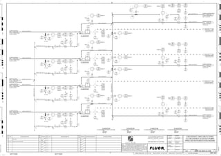 T3
3620
00835
PIT
3620
00834
FIT
3620
00835
PI
L,P2
3620
00834
FI
M
3620
00884
SIC
3620
00884
II
3620
00884
HS
3620
00836
ZS
3620
00836
XA
TO FLOOR
J/SP
L,P2
LL,P1
AFD
AG
KM
LT
ISSUED FOR CLIENT REVIEW
22-Dec-11
B
NOT USED
A
12/22/2011
K. MUNDY
A. GUNSON
A. REGNAULT
L. TAMELIN
12/22/2011
2:51:11
PM
WBS: 3620
B
PIPING AND INSTRUMENTATION DIAGRAM
CONCENTRATE TANKS AND FILTERING
3600-25J-008
CU CONCENTRATE FILTER FEED PUMPS
ES
3620
00834
FE
+
FI
3"x2"
3"x1"
8"x6"
2"x1-1/4"
D
4
F
B
A
3
2
1 5 6 8
E
7
C
REV.
APPROVED
CHK.
DES.
REV. DATE REVISION DESCRIPTION
CLIENT
LEAD ENGINEER
SCALE DRAWING NUMBER
CHECK DESIGN CHECK DRAWING
DESIGNED BY DRAWN BY
APPROVAL DATE
APPROVAL DATE
APPROVED
CHK.
DES.
REV. DATE REVISION DESCRIPTION REFERENCE DRAWING No.
1:100
0
1:200
5m
10m
0
5m
10m
15m
20m
1:500
10m
0
20m
30m
40m
50m
1:1000
0
100m
50m
1:20
0
0.5m
1m
1.5m
2m
0
1:25
0.5m
1m
1.5m
1:33
1/3
2.5m
2m
0
1m
2m
3m
0
1:50
1m
2m
3m
4m
5m
CAD FILE NAME: P:0CAD000SPEM**
MODEL UPDATED:
DWG. FILE UPDATED:
MANUAL CHANGES MADE: YES NO YES NO YES NO
PROJECT MANAGER
ENGINEERING MANAGER
AREA PROJECTENGINEER
REFERENCE DRAWINGS
SAFETY SHARE:
APPROVAL DATE
CONTRACT
NO.
SAFETY SHARE :
BA6CVA1.IGR
NOTICE: THIS DRAWING HAS NOT BEEN PUBLISHED AND IS THE SOLE
PROPERTY OF FLUOR AND IS LENT TO THE BORROWER FOR THEIR
CONFIDENTIAL USE ONLY, AND IN CONSIDERATION OF THE LOAN OF THIS
DRAWING, THE BORROWER PROMISES AND AGREES TO RETURN IT UPON
REQUEST AND AGREES THAT IT WILL NOT BE REPRODUCED, COPIED LENT
OR OTHERWISE DISPOSED OF DIRECTLY OR INDIRECTLY, NOR USED FOR
ANY OTHER PURPOSE OTHER THAN WHICH IT IS FURNISHED.
NONE
Apr 2011
240K-C2-
3620
00839
ZS
3620
00839
XA
OP/CL
3620
00839
XV
+
3620
00836
XV
+
T3
3620
00825
PIT
3620
00824
FIT
3620
00825
PI
L,P2
3620
00824
FI
M
3620
00883
SIC
3620
00883
II
3620
00883
HS
3620
00826
ZS
3620
00826
XA
TO FLOOR
J/SP
L,P2
LL,P1
AFD
ES
3620
00824
FE
+
FI
3"x2"
3"x1"
8"x6"
2"x1-1/4"
3620
00829
ZS
3620
00829
XA
OP/CL
3620
00829
XV
+
3620
00826
XV
+
T3
3620
00815
PIT
3620
00814
FIT
3620
00815
PI
L,P2
3620
00814
FI
M
3620
00882
SIC
3620
00882
II
3620
00882
HS
3620
00816
ZS
3620
00816
XA
TO FLOOR
J/SP
L,P2
LL,P1
AFD
ES
3620
00814
FE
+
FI
3"x2"
3"x1"
8"x6"
2"x1-1/4"
3620
00819
ZS
3620
00819
XA
OP/CL
3620
00819
XV
+
3620
00816
XV
+
T3
3620
00805
PIT
3620
00804
FIT
3620
00805
PI
L,P2
3620
00804
FI
M
3620
00881
SIC
3620
00881
II
3620
00881
HS
3620
00806
ZS
3620
00806
XA
TO FLOOR
J/SP
L,P2
LL,P1
AFD
ES
3620
00804
FE
+
FI
3"x2"
3"x1"
8"x6"
2"x1-1/4"
3620
00809
ZS
3620
00809
XA
OP/CL
3620
00809
XV
+
3620
00806
XV
+
3620
00838
ZS
3620
00838
XA
FI
3620
00838
XV
+
3620
00828
ZS
3620
00828
XA
FI
3620
00828
XV
+
3620
00808
ZS
3620
00808
XA
FI
3620
00808
XV
+
3620
00818
ZS
3620
00818
XA
FI
3620
00818
XV
+
MISMATCH
MISMATCH
MISMATCH
MISMATCH
MISMATCH
MISMATCH
MISMATCH MISMATCH
3620
00801
DIT
3620
00801
DI
OP/CL
3620
00801
FIT
M
3620
00801
DX
3620
00801
DE
3620
00801
FE
+
3620
00803
XV
+
3620
00801
FY
FL
MASS
FLOW
3620
00803
XA
3620
00801
FI
3620
00803
ZS
3620
00801
WQI
3620
00821
DIT
3620
00821
DI
OP/CL
3620
00821
FIT
M
3620
00821
DX
3620
00821
DE
3620
00821
FE
+
3620
00813
XV
+
3620
00821
FY
FL
MASS
FLOW
3620
00813
XA
3620
00821
FI
3620
00813
ZS
3620
00821
WQI
3620
00841
DIT
3620
00841
DI
OP/CL
3620
00841
FIT
M
3620
00841
DX
3620
00841
DE
3620
00841
FE
+
3620
00823
XV
+
3620
00841
FY
FL
MASS
FLOW
3620
00823
XA
3620
00841
FI
3620
00823
ZS
3620
00841
WQI
CU CONC FILTER FEED
CU CONC. STORAGE TANKS,
C2-3610-TK-027/028
3606 3600-25J-005
CU CONC FILTER FEED
CU CONC. STORAGE TANKS,
C2-3610-TK-027/028
3607 3600-25J-005
CU CONC FILTER FEED
CU CONC. STORAGE TANKS
C2-3610-TK-027/028
3608 3600-25J-005
CU CONC FILTER FEED
CU CONC. STORAGE TANKS,
C2-3610-TK-027/028
3609 3600-25J-005
CU CONC. FILTER FEED
CU CONC. FILTER NO.1,
C2-3620-FL-001
2169 3600-25J-007
CU CONC. FILTER FEED
CU CONC. FILTER NO.3,
C2-3610-FL-003
2168 3600-25J-013
CU CONC. FILTER FEED
CU CONC. FILTER NO.2,
C2-3610-FL-002
2170 3600-25J-012
FILTER FEED CONTROL
FROM FILTER NO.3 PLC
2845
3600-25J-013
FILTER FEED CONTROL
FROM FILTER NO.2 PLC
2847
3600-25J-012
FILTER FEED CONTROL
FROM FILTER NO.1 PLC
2846
3600-25J-007
FILTER FEED CONTROL -
FILTERS NO.2 & NO.3 PLCS
3622
3600-25J-013
C2-3620-PP-049
C2-3620-PP-050
C2-3620-PP-066
C2-3620-PP-067
SIZE:
MATERIAL:
MOTOR:
C2-3620-PP-049
CU CONCENTRATE FILTER NO.1 FEED PUMP
SIZE:
MATERIAL:
MOTOR:
C2-3620-PP-050
CU CONCENTRATE FILTER NO.2 FEED PUMP
SIZE:
MATERIAL:
MOTOR:
C2-3620-PP-066
CU CONCENTRATE FILTER NO.3 FEED PUMP (AFD)
SIZE:
MATERIAL:
MOTOR:
C2-3620-PP-067
CU CONCENTRATE FILTER FEED PUMP (STANDBY)
MISMATCH
MISMATCH
MISMATCH
MISMATCH
MISMATCH
MISMATCH
MISMATCH
3620-SL-1620-R1B-8"-N
3620-SL-00810-R1B-16"-N
3620-SL-1621-R1B-8"-N
3620-SL-1622-R1B-8"-N
3620-SL-1612-R1B-12"-N
3620-SL-1613-R1B-12"-N
3620-SL-1614-R1B-12"-N
3620-SL-1615-R1B-12"-N
3620-WG-1064-C1A-1"-N
3620-WG-1063-C1A-1"-N
3620-WG-1116-C1A-1"-N
3620-WG-1117-C1A-1"-N
3620-SL-1619-R1B-8"-N
3620-SL-1618-R1B-8"-N
3620-SL-1617-R1B-8"-N
3620-SL-1616-R1B-8"-N
3620-SL-1616-R1B-16"-N
GLAND SEAL WATER
CU CONC. GLAND SEAL
WATER PUMP,
3735 3600-25J-006
3620-WG-1104-C1A-2"-N
CU CONC. FILTER FEED
CU CONC. THICKENER FEED
BOX, C2-3620-BX-001
3736 3600-25J-001
3620-WG-1108-C1A-2"-N
3620
XV
+
V1
3620
00810
XA MISMATCH
3620
00810
ZS
OP/CL
BYPASS
C2-3620-PW-060/061
 
