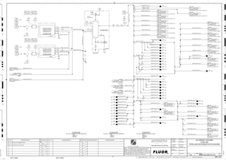 3960
01702
PI
3220
01703
PIT
3220
01703
PI L, P2
3220
01791
HS
J/SP
3220
01791
JI
3220
01791 H
TI
BRG
FRONT
H, P2
HH, P1
3220
01791 G
TI
3220
01791 H
TE
3220
01791 G
TE
3220
01791
XA
3220
01791
II
3220
01781
XA
3220
01781 H
TI
BRG
FRONT
H, P2
HH, P1
3220
01781 G
TI
3220
01781
HS
J/SP
3220
01781
JI
3220
01781 H
TE
3220
01781 G
TE
3220
01781
II
TO
DRAIN
CLOSED LOOP CWR
HEADER
3425
3200-25J-084
PLANT AIR
HPGR SURGE BIN DUST
COLLECTOR, C2-3230-DC-072
2996 3200-25J-050
PLANT AIR
HPGR BIN DUST COLLECTOR,
C2-3230-DC-073
2997 3200-25J-052
PLANT AIR
DISTRIBUTION
2985 3900-25J-021
PLANT AIR
COARSE ORE SCREENING
DUST COLLECTORS
2987
3200-25J-020
PLANT AIR
SECONDARY CRUSHER DUST
COLLECTORS
2988
3200-25J-047
PLANT AIR
SECONDARY CRUSHER
SURGE BIN DUST
2989 3200-25J-032
PLANT AIR
SECONDARY CRUSHER
SURGE BIN DUST
2990 3200-25J-031
PLANT AIR
SECONDARY CRUSHER
SURGE BIN DUST
2991 3200-25J-027
PLANT AIR
SECONDARY CRUSHER
SURGE BIN DUST
2992 3200-25J-035
PLANT AIR
SECONDARY CRUSHER
SURGE BIN DUST
2993 3200-25J-034
PLANT AIR
SECONDARY CRUSHER
SURGE BIN DUST
2994 3200-25J-033
PLANT AIR
HPGR SURGE BIN DUST
COLLECTOR, C2-3230-DC-071
2995 3200-25J-048
PLANT AIR
HPGR BIN DUST COLLECTOR,
C2-3230-DC-074
2998 3200-25J-054
PLANT AIR
C.O. SURGE BIN DUST
COLLECTOR, C2-3240-DC-099
3009 3200-25J-021
PLANT AIR
C.O. SURGE BIN DUST
COLLECTOR, C2-3240-DC-100
3010 3200-25J-022
PLANT AIR
HPGR BIN DUST COLLECTOR,
C2-3230-DC-181
2999 3200-25J-056
PLANT AIR
HPGR BIN DUST COLLECTOR,
C2-3230-DC-182
3000 3200-25J-058
PLANT AIR
HPGR BIN DUST COLLECTOR,
C2-3230-DC-183
3001 3200-25J-060
PLANT AIR
HPGR BIN DUST COLLECTOR,
C2-3230-DC-184
3002
TO ATM
TO
DRAIN
VENDOR
VENDOR
DISCHARGE PRESSURE @
MAXIMUM 758 KPA (G)
OPERATING 690 KPA (G)
MINIMUM 620 KPA (G)
AUTO
DRAIN
DISCHARGE PRESSURE @
MAXIMUM 758 KPA (G)
OPERATING 690 KPA (G)
MINIMUM 620 KPA (G)
SET @
862.00 KPA (G)
DIRT POCKET
CIVIL
BRG
REAR
H, P2
HH, P1
BRG
REAR
H, P2
HH, P1
FAULT
FAULT
V
V
V
V V
3220-AP-1028-C1A-6"-N
3220-AP-1027-C1A-6"-N
4"x3"
6"x5"
4"x3"
4"x3"
6"x5"
4"x3"
AG
KM
LT
ISSUED FOR CLIENT REVIEW
23-Dec-11
B
RP
ISSUED FOR COMBINED REVIEW
13-Jul-11
A
12/23/2011
K.MUNDY
A. GUNSON
T. OH
L. TAMELIN
1/3/2012
1:15:35
PM
WBS: 3220
B
PIPING AND INSTRUMENTATION DIAGRAM
SECONDARY CRUSHING
3200-25J-017
PLANT AIR
BU-
BU-
BU-
3220-AP-1030-C1A-6"-N
3220-AP-1101-C1A-1"-N
3220-AP-1099-C1A-1"-N
3220-AP-1098-C1A-1"-N
3220-AP-1097-C1A-1"-N
3220-AP-1096-C1A-1"-N
BA-
BA-
BA-
BA-
BA-
BA- 3220-AP-1095-C1A-1"-N
BA- 3220-AP-1094-C1A-1"-N
BA- 3220-AP-1093-C1A-1"-N
3220-AP-1092-C1A-1"-N
BA-
3220-AP-1077-C1A-1"-N
BA-
BA- 3220-AP-1076-C1A-1"-N
BA-
BA-
BA-
BA-
BA-
BA-
BA-
BA-
BA-
BA-
BA-
BA-
BA-
BA-
BA-
BA-
BA-
BA-
BA-
BA-
BA-
BA-
BA-
3220-AP-1027-C1A-6"-N
3220-AP-1041-C1A-2"-N
3220-AP-1057-C1A-2"-N
3220-AP-1064-C1A-1"-N
C2-3220-CO-021
3220-AP-1065-C1A-2"-N
V
3220-AP-1100-C1A-1"-N
3220-AP-1078-C1A-2"-N 3220-AP-1080-C1A-1"-N
3220-AP-1079-C1A-1"-N
3220-AP-1081-C1A-2"-N
3220-AP-1082-C1A-2"-N
3220-AP-1083-C1A-1"-N
3220-AP-1034-C1A-1"-N
C2-3220-CO-022
2"x1"
6"x3"
BU-
3220-AP-1052-C1A-2"-N
3220-AP-1051-C1A-2"-N
3220-AP-1050-C1A-1"-N
BA-
BA-
BA-
CH- BU-
6"x4"
1/2"
BA-
BA-
BA-
3220-AP-1049-C1A-2"-N
3220-AP-1048-C1A-2"-N
3220-AP-1056-C1A-1"-N
C2-3220-VS-011
V
DRAIN
V
3960
01701
PSV
+
V
V
V
V
3/4"
3220-AP-1046-C1A-1"-N
3220-AP-1045-C1A-1"-N
3220-AP-1044-C1A-1"-N
3220-AP-1043-C1A-1"-N
3220-AP-1042-C1A-1"-N
3220-AP-1059-C1A-1"-N
3220-AP-1058-C1A-1"-N
3220-AP-1061-C1A-1"-N
3220-AP-1060-C1A-1"-N
3220-AP-1063-C1A-1"-N
3220-AP-1062-C1A-1"-N
3220-AP-1072-C1A-1"-N
3220-AP-1071-C1A-1"-N
3220-AP-1070-C1A-1"-N
3220-AP-1069-C1A-1"-N
3220-AP-1068-C1A-1"-N
3220-AP-1067-C1A-1"-N
3220-AP-1066-C1A-1"-N
3220-AP-1090-C1A-1"-N
3220-AP-1088-C1A-1"-N
3220-AP-1091-C1A-2"-N
3220-AP-1089-C1A-2"-N
SIZE:
MATERIAL:
CAPACITY:
TRIM:
C2-3220-VS-011
SEC./TERT. CRUSHING PLANT AIR RECEIVER
SIZE:
MATERIAL:
MOTOR:
C2-3220-CO-022
SEC./TERT. CRUSHING PLANT AIR COMPRESSOR
SIZE:
MATERIAL:
MOTOR:
C2-3220-CO-021
SEC./TERT. CRUSHING PLANT AIR COMPRESSOR
D
4
F
B
A
3
2
1 5 6 8
E
7
C
REV.
APPROVED
CHK.
DES.
REV. DATE REVISION DESCRIPTION
CLIENT
LEAD ENGINEER
SCALE DRAWING NUMBER
CHECK DESIGN CHECK DRAWING
DESIGNED BY DRAWN BY
APPROVAL DATE
APPROVAL DATE
APPROVED
CHK.
DES.
REV. DATE REVISION DESCRIPTION REFERENCE DRAWING No.
1:100
0
1:200
5m
10m
0
5m
10m
15m
20m
1:500
10m
0
20m
30m
40m
50m
1:1000
0
100m
50m
1:20
0
0.5m
1m
1.5m
2m
0
1:25
0.5m
1m
1.5m
1:33
1/3
2.5m
2m
0
1m
2m
3m
0
1:50
1m
2m
3m
4m
5m
CAD FILE NAME: P:0CAD000SPEM**
MODEL UPDATED:
DWG. FILE UPDATED:
MANUAL CHANGES MADE: YES NO YES NO YES NO
PROJECT MANAGER
ENGINEERING MANAGER
AREA PROJECTENGINEER
REFERENCE DRAWINGS
SAFETY SHARE:
APPROVAL DATE
CONTRACT
NO.
SAFETY SHARE :
BA6CVA1.IGR
NOTICE: THIS DRAWING HAS NOT BEEN PUBLISHED AND IS THE SOLE
PROPERTY OF FLUOR AND IS LENT TO THE BORROWER FOR THEIR
CONFIDENTIAL USE ONLY, AND IN CONSIDERATION OF THE LOAN OF THIS
DRAWING, THE BORROWER PROMISES AND AGREES TO RETURN IT UPON
REQUEST AND AGREES THAT IT WILL NOT BE REPRODUCED, COPIED LENT
OR OTHERWISE DISPOSED OF DIRECTLY OR INDIRECTLY, NOR USED FOR
ANY OTHER PURPOSE OTHER THAN WHICH IT IS FURNISHED.
NONE
Apr 2011
240K-C2-
CLOSED LOOP CWS
HEADER
2978 3200-25J-083
3220-WF-1231-C1A-2"-N
3220-WF-1230-C1A-2"-N
3220-WF-1232-C1A-4"-N
3220-AP-1073-C1A-2"-N
3220-AP-1035-C1A-2"-N
3220-AP-1036-C1A-2"-N
3220-AP-1037-C1A-2"-N
3220-AP-1038-C1A-2"-N
3220-AP-1039-C1A-2"-N
3220-AP-1040-C1A-2"-N
COLLECTOR, C2-3220-DC-132
COLLECTOR, C2-3220-DC-131
COLLECTOR, C2-3220-DC-130
COLLECTOR, C2-3220-DC-067
COLLECTOR, C2-3220-DC-066
COLLECTOR, C2-3220-DC-065
3220-AP-1055-C1A-2"-N
3220-AP-1054-C1A-2"-N
3220-AP-1053-C1A-2"-N
3220-AP-1084-C1A-2"-N
3220-AP-1087-C1A-2"-N
3220-AP-1086-C1A-2"-N
3220-AP-1085-C1A-2"-N
3220-AP-1047-C1A-2"-N
PLANT AIR
SECONDARY CRUSHER
SURGE BIN DUST
3767 3200-25J-038
PLANT AIR
SECONDARY CRUSHER
SURGE BIN DUST
3771 3200-25J-039
COLLECTOR, C2-3220-DC-134
COLLECTOR, C2-3220-DC-136
3220-AP- -C1A-2"-N
3220-AP- -C1A-2"-N
VENDOR
3220-WF-1229-C1A-4"-N
3220-WF-1233-C1A-4"-N
3220-AP-1031-C1A-4"-N
3220-WF-1232-C1A-4"-N
3200-WF-1181-C1A-4"-N
3220-AP-1029-C1G-3"-N
PLANT AIR
C.O. SURGE BIN DUST
COLLECTOR,
1805 3200-25J-011
PLANT AIR
C.O. SURGE BIN DUST
COLLECTOR,
1972 3200-25J-012
PLANT AIR
C.O. SURGE BIN DUST
COLLECTOR,
1986 3200-25J-013
PLANT AIR
C.O. SURGE BIN DUST
COLLECTOR,
1991 3200-25J-014
PLANT AIR
C.O. SURGE BIN DUST
COLLECTOR,
2007 3200-25J-015
PLANT AIR
C.O. SURGE BIN DUST
COLLECTOR,
2018 3200-25J-016
PLANT AIR
COARSE ORE RECLAIM DUST
COLLECTORS
2940
3200-25J-007
3220-AP- -C1A-2"-N
3220-AP- -C1A-2"-N
C2-3240-DC-061/062
C2-3240-DC-063/064
C2-3240-DC-241/242
C2-3240-DC-243/244
C2-3240-DC-097/098
C2-3240-DC-099/100
 