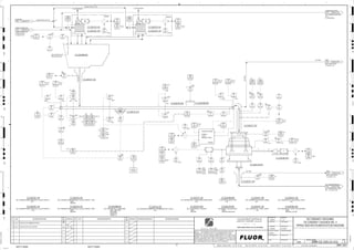 V
D
4
F
B
A
3
2
1 5 6 8
E
7
C
REV.
APPROVED
CHK.
DES.
REV. DATE REVISION DESCRIPTION
CLIENT
LEAD ENGINEER
SCALE DRAWING NUMBER
CHECK DESIGN CHECK DRAWING
DESIGNED BY DRAWN BY
APPROVAL DATE
APPROVAL DATE
APPROVED
CHK.
DES.
REV. DATE REVISION DESCRIPTION REFERENCE DRAWING No.
1:100
0
1:200
5m
10m
0
5m
10m
15m
20m
1:500
10m
0
20m
30m
40m
50m
1:1000
0
100m
50m
1:20
0
0.5m
1m
1.5m
2m
0
1:25
0.5m
1m
1.5m
1:33
1/3
2.5m
2m
0
1m
2m
3m
0
1:50
1m
2m
3m
4m
5m
CAD FILE NAME: P:0CAD000SPEM**
MODEL UPDATED:
DWG. FILE UPDATED:
MANUAL CHANGES MADE: YES NO YES NO YES NO
PROJECT MANAGER
ENGINEERING MANAGER
AREA PROJECTENGINEER
REFERENCE DRAWINGS
SAFETY SHARE:
APPROVAL DATE
CONTRACT
NO.
SAFETY SHARE :
BA6CVA1.IGR
NOTICE: THIS DRAWING HAS NOT BEEN PUBLISHED AND IS THE SOLE
PROPERTY OF FLUOR AND IS LENT TO THE BORROWER FOR THEIR
CONFIDENTIAL USE ONLY, AND IN CONSIDERATION OF THE LOAN OF THIS
DRAWING, THE BORROWER PROMISES AND AGREES TO RETURN IT UPON
REQUEST AND AGREES THAT IT WILL NOT BE REPRODUCED, COPIED LENT
OR OTHERWISE DISPOSED OF DIRECTLY OR INDIRECTLY, NOR USED FOR
ANY OTHER PURPOSE OTHER THAN WHICH IT IS FURNISHED.
NONE
Apr 2011
240K-C2-
A-D
M
3220
03381
II
3220
03381
XA
3220
03381
HS
3220
03382
II
3220
03382
XA
3220
03382
HS
3220
03316 A
LI
3220
03316
LI
3220
03317
LSL
3220
03317
LAL
3220
03316
LE
3220
03316
LT
3220
03310
SE
3220
03306 A
TE
3220
03306 A
TI HH, P1
H, P2
3220
03307 A
TE
HH, P1
H, P2
3220
03307 A
TI
3220
03305
ZSH
3220
03305
ZSHH
LHS
3220
03304
ZSH
RHS
3220
03304
ZSHH
3220
03305
ZAHH
LHS, P1
3220
03304
ZAHH
3220
03302
HSS
LHS
3220
03301
HSS
3220
03301
HSA
3220
03302
HSA
3220
03310
WE
RHS
3220
03310
WIT
3220
03310
WI
3220
03308 A
XS
3220
03308 B
XS
3220
03308
XA
P1
3220
03303 B
SE
FEEDER AFD DRIVE
3220
03307 B
TI
3220
03306 B
TE
3220
03307 B
TE
HH, P1
H, P2
3220
03303 B
ST
3220
03306 B
TI HH, P1
H, P2
3220
03303 B
SI
3220
03303
SDI
3220
33381
HS
J/SP
3220
03315 A
LSH
3220
33381
II
3220
03314
LE
3220
03314
LT
3220
03315 A
LAHH
3220
03314 A
LI
3220
03314
LIC
3220
03304
LSH
3220
03304
LAH
P1
3220
03303
VE
3220
03303
VT
A-D
3220
03303
VI
HH, P1
H, P2
A-D
3220
03319
LSH
3220
03319
LAH
3220
03383 G
TE
3220
03383 H
TE
3220
03383 G
TI
BRG
FRONT
H,P2
HH,P1
3220
03383 H
TI
BRG
REAR
H,P2
HH,P1
3220
03383
HS
J/SP
3220
03383
JI
3220
03383
II
3220
03383
XA
3220
33302
SE
3220
33302
SSL
3220
33302
SAL
P2
ST/SP
FAULT
J/SP
FAULT
P1
RHS, P1
LHS
A,B
EXPERT
SYSTEM
H, P1
VENDOR:
P.O.NO.:
MANUFACTURER:
P1
DUCTING
BIN CONTINUED ON
P&ID 3200-25J-032
C2-3220-ST-124
C2-3220-SL-014
C2-3220-ST-134
C2-3220-CR-014
C2-3220-ST-144
C2-3220-BL-023
C2-3220-DC-143
C2-3220-FA-143
C2-3220-FE-034
SIZE: 850t LIVE
MATERIAL:
CAPACITY:
TRIM:C1A
C2-3220-BN-024
SEC CRUSHER NO. 4 SURGE BIN
C2-3220-BN-024
H, P2
L, P2
RHS LSH
A,B
A,B
RHS
A,B
P1
P1
P1
3220
33301
LI
L, P2
HH, P1
H, P2
DUCTING
DUCTING
3220
33301
TI
3220
33301
PDI
HH, P2
H, P1
H, P2
SIZE:
C2-3220-DC-143
SEC CRUSHER SURGE BIN DUST COLLECTOR NO. 2
V V
SIZE:
C2-3220-ST-124
SEC CRUSHER NO. 4 SURGE BIN FEEDER SKIRT
SIZE:
C2-3220-SL-014
SEC CRUSHER FEEDER NO.4 VOLUMETRIC BELT SCALE
SIZE:
C2-3220-ST-134
SEC CRUSHER NO. 4 FEED CHUTE
SIZE:
C2-3220-ST-144
SEC CRUSHER NO. 4 DISCHARGE CHUTE
3220
33381
XA
3220
03305
ZAH
3220
03304
ZAH
P2
P2
A,B
A,B
TEAR
3220
03303 A
SI
3220
03303 A
SE
3220
03303 A
ST
3220
03315 A
LE
3220
03315 B
LSH
3220
03315 B
LAHH
P1
3220
03315 B
LE
C2-3240-CV-015
SEC CRUSHER PRODUCT
SEC CRUSHER DISC CONV.
NO. 1 C2-3220-CV-016
1946 3200-25J-046
DUST
DUST COLLECTOR,
C2-3220-DC-121
1421 3200-25J-047
TO ATMOSPHERE
V
V
V
ES
ES
ES
ES
ES
V
V
V
V
ES
ES
V
ES
V
ES
ES
V
T1
AG
KM
LT
ISSUED FOR CLIENT REVIEW
23-Dec-11
B
RP
ISSUED FOR COMBINED REVIEW
23-Jun-11
A
12/23/2011
K.MUNDY
A. GUNSON
T. OH
L. TAMELIN
12/23/2011
3:12:04
PM
WBS: 3220
B
PIPING AND INSTRUMENTATION DIAGRAM
SECONDARY CRUSHING
3200-25J-033
SECONDARY CRUSHER NO. 4
A,B
LHS
RHS
FAULT
COARSE SCREEN O/S
COARSE SCREEN O/S
CONVEYOR NO.1
1941 3200-25J-024
COARSE SCREEN O/S
SEC CRUSHER SURGE BIN
NO. 5
3241 3200-25J-034
SIZE:
MOTOR: 2.24 kW
C2-3220-BL-023
SEC CRUSHER NO. 4 DUST SEAL BLOWER
SIZE:
C2-3220-ST-158
SEC CRUSHER FEED CHUTE-SPARE
SIZE:
MOTOR: 932.00 kW
C2-3220-CR-014
SECONDARY CRUSHER NO.4
SIZE:
MOTOR:
C2-3220-FE-034
SEC CRUSHER NO. 4 FEEDER
SIZE:
MOTOR:
C2-3220-FA-143
SEC CRUSHER SURGE BIN DUST COLLECTOR NO. 2 FAN
V
V
V
V V
3220
03320
NS
3220
03320
NA
V
ES
C2-3220-MD-050
SIZE:
C2-3220-MD-050
FE-041 METAL DETECTOR
RHS
LHS
V
V
V
V
V
V
V
V
A,B A,B
V
V
M
3220
03384
II
3220
03384
XA
3220
03384
HS
ST/SP
FAULT
C2-3220-DC-144
C2-3220-FA-144
TO ATMOSPHERE
SIZE:
MOTOR:
C2-3220-FA-144
SEC CRUSHER SURGE BIN DUST COLLECTOR NO. 1 FAN
SIZE:
C2-3220-DC-144
SEC CRUSHER SURGE BIN DUST COLLECTOR NO. 1
3220-AP-1290-C1A-2"-N
C2-3220-BN-026
3220-AP-1037-C1A-2"-N
PLANT AIR
2994 3200-25J-017
VENDOR VENDOR
ES
3220
03309
ZS
3220
03309
ZI
P1
VENDOR
DUST
DUST COLLECTOR,
C2-3220-DC-123
4124 3200-25J-047
3220
03322
PDAH 3220
03323
PDAH
 