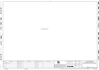 D
4
F
B
A
3
2
1 5 6 8
E
7
C
REV.
APPROVED
CHK.
DES.
REV. DATE REVISION DESCRIPTION
CLIENT
LEAD ENGINEER
SCALE DRAWING NUMBER
CHECK DESIGN CHECK DRAWING
DESIGNED BY DRAWN BY
APPROVAL DATE
APPROVAL DATE
APPROVED
CHK.
DES.
REV. DATE REVISION DESCRIPTION REFERENCE DRAWING No.
1:100
0
1:200
5m
10m
0
5m
10m
15m
20m
1:500
10m
0
20m
30m
40m
50m
1:1000
0
100m
50m
1:20
0
0.5m
1m
1.5m
2m
0
1:25
0.5m
1m
1.5m
1:33
1/3
2.5m
2m
0
1m
2m
3m
0
1:50
1m
2m
3m
4m
5m
CAD FILE NAME: P:0CAD000SPEM**
MODEL UPDATED:
DWG. FILE UPDATED:
MANUAL CHANGES MADE: YES NO YES NO YES NO
PROJECT MANAGER
ENGINEERING MANAGER
AREA PROJECTENGINEER
REFERENCE DRAWINGS
SAFETY SHARE:
APPROVAL DATE
CONTRACT
NO.
SAFETY SHARE :
BA6CVA1.IGR
NOTICE: THIS DRAWING HAS NOT BEEN PUBLISHED AND IS THE SOLE
PROPERTY OF FLUOR AND IS LENT TO THE BORROWER FOR THEIR
CONFIDENTIAL USE ONLY, AND IN CONSIDERATION OF THE LOAN OF THIS
DRAWING, THE BORROWER PROMISES AND AGREES TO RETURN IT UPON
REQUEST AND AGREES THAT IT WILL NOT BE REPRODUCED, COPIED LENT
OR OTHERWISE DISPOSED OF DIRECTLY OR INDIRECTLY, NOR USED FOR
ANY OTHER PURPOSE OTHER THAN WHICH IT IS FURNISHED.
NONE
Apr 2011
240K-C2-
AG
KM
LT
ISSUED FOR CLIENT REVIEW
23-Dec-11
B
NOT USED
A
12/23/2011
K. MUNDY
A. GUNSON
T. OH
L. TAMELIN
1/3/2012
12:59:05
PM
WBS: 3230
B
PIPING AND INSTRUMENTATION DIAGRAM
TERTIARY CRUSHING
3200-25J-078
HPGR REJECT CONVEYOR NO. 2
HPGR REJECT CONVEYOR SYSTEM REMOVED.
THIS DWG RESERVED FOR FUTURE USE.
 
