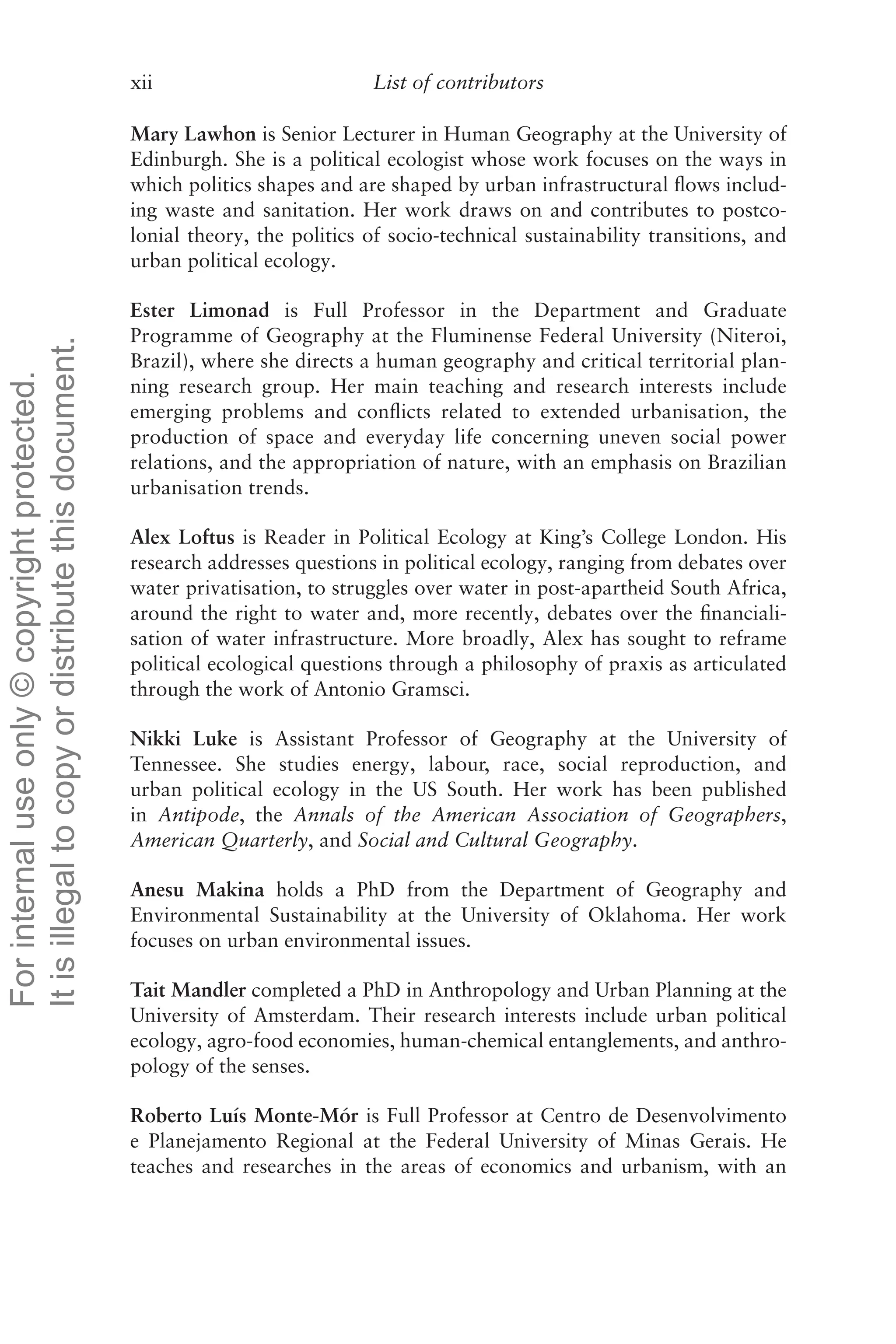 Turning Up The Heat Urban Political Ecology For A Climate Emergency ...