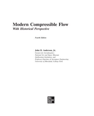 Ise Modern Compressible Flow With Historical Perspective 4th Edition ...