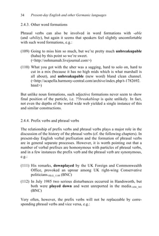 Involved Verb Phrasal Verbs The English Verbparticle Construction And Its History ...