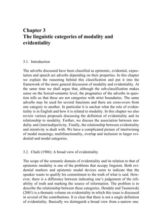 The Semantic Field Of Modal Certainty A Corpusbased Study Of English ...