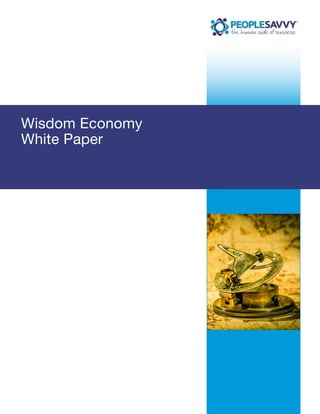 — 1 —Wisdom Economy
Wisdom Economy
White Paper
 