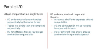 How We Optimize Spark SQL Jobs With parallel and sync IO | PDF